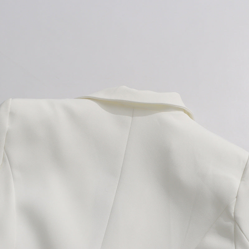 tailored sequin-embellished blazer set – STELLAR