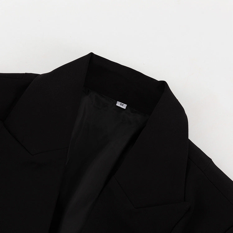 Geplooide top met uitlopende mouwen en maxi-rok set met tailleband – Rosiny 