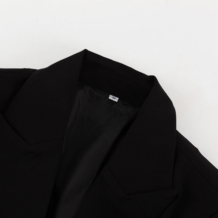 Geplooide top met uitlopende mouwen en maxi-rok set met tailleband – Rosiny 