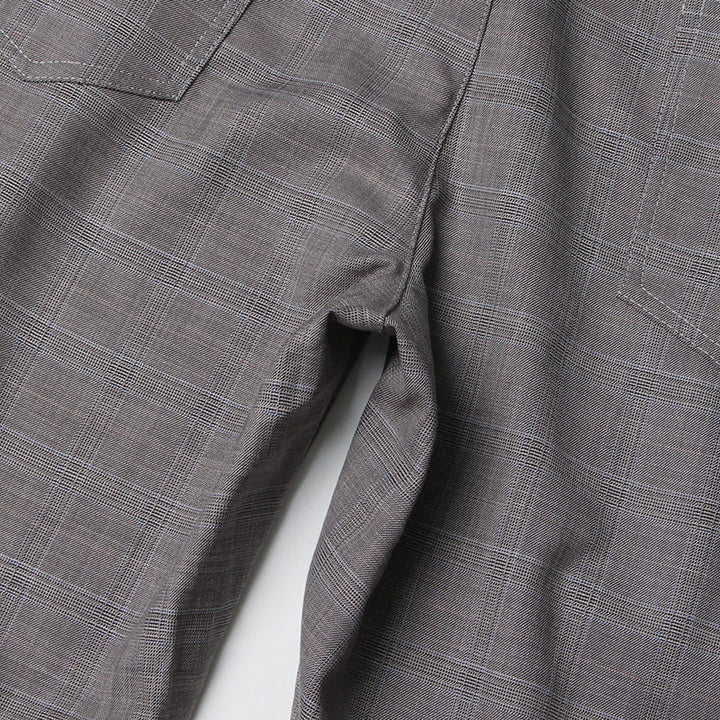 بنطلون أنيق متعدد الطبقات بخصر عالٍ وحزام خصر من الدنيم - كايدن