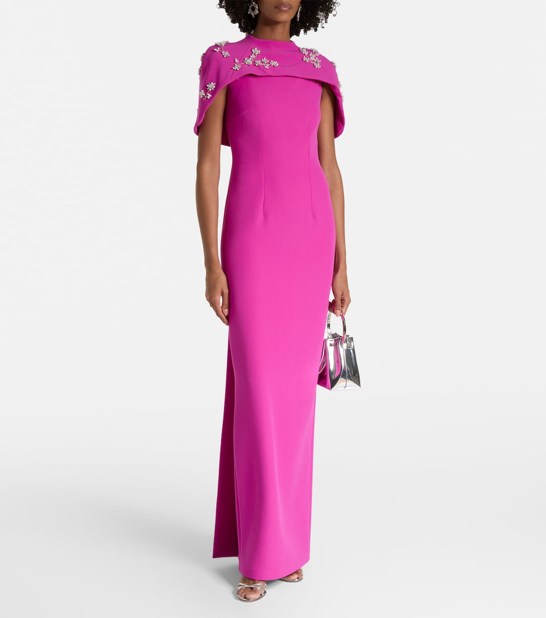 فستان مزين بكاب وقصة مستقيمة – سكايلا