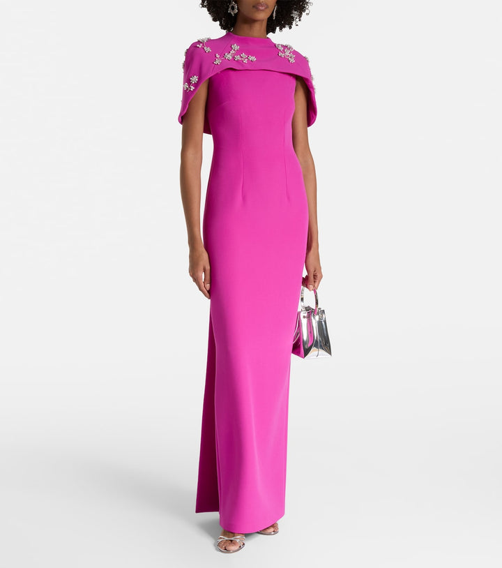 فستان مزين بكاب وقصة مستقيمة – سكايلا