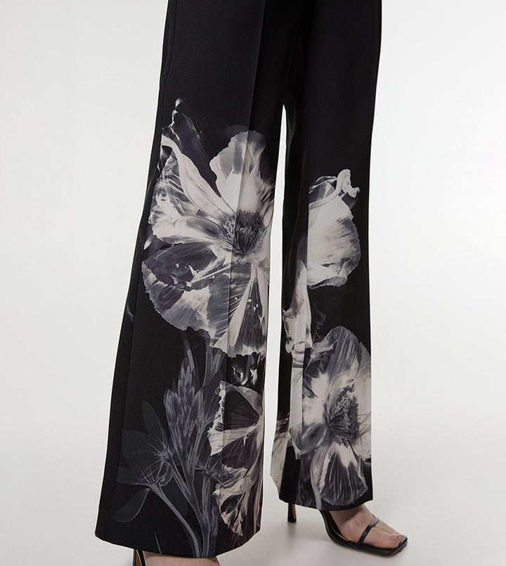 floral print tailored suit set – SHADOW BLOOM