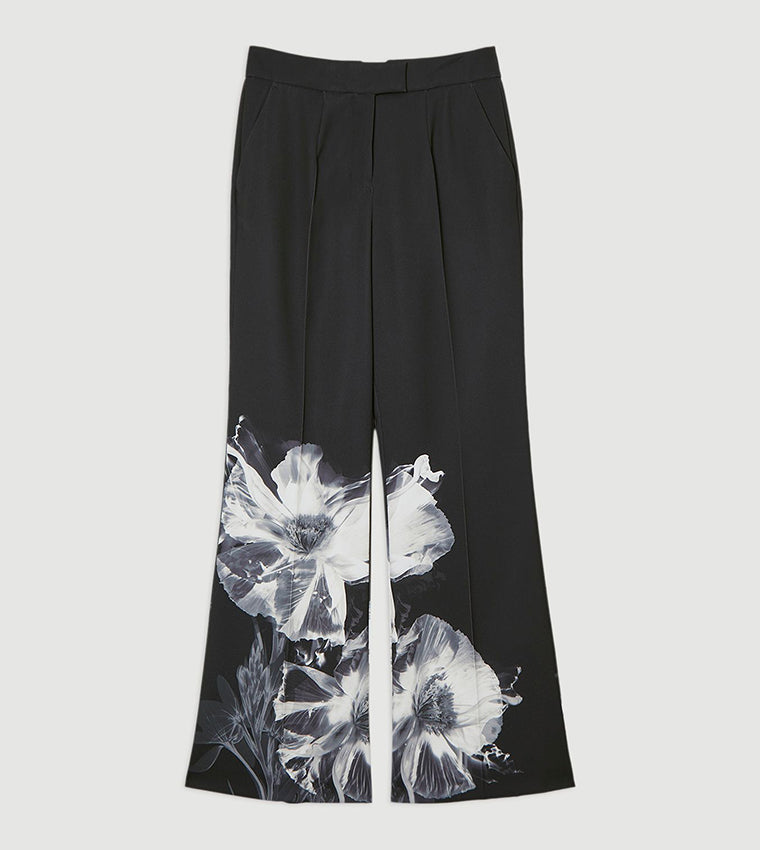 floral print tailored suit set – SHADOW BLOOM