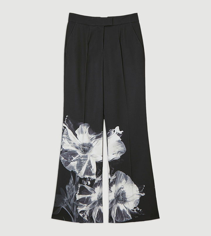 floral print tailored suit set – SHADOW BLOOM