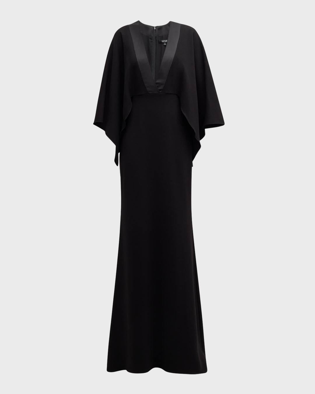 فستان سهرة بأكمام طويلة وفتحة رقبة على شكل حرف V – نوير