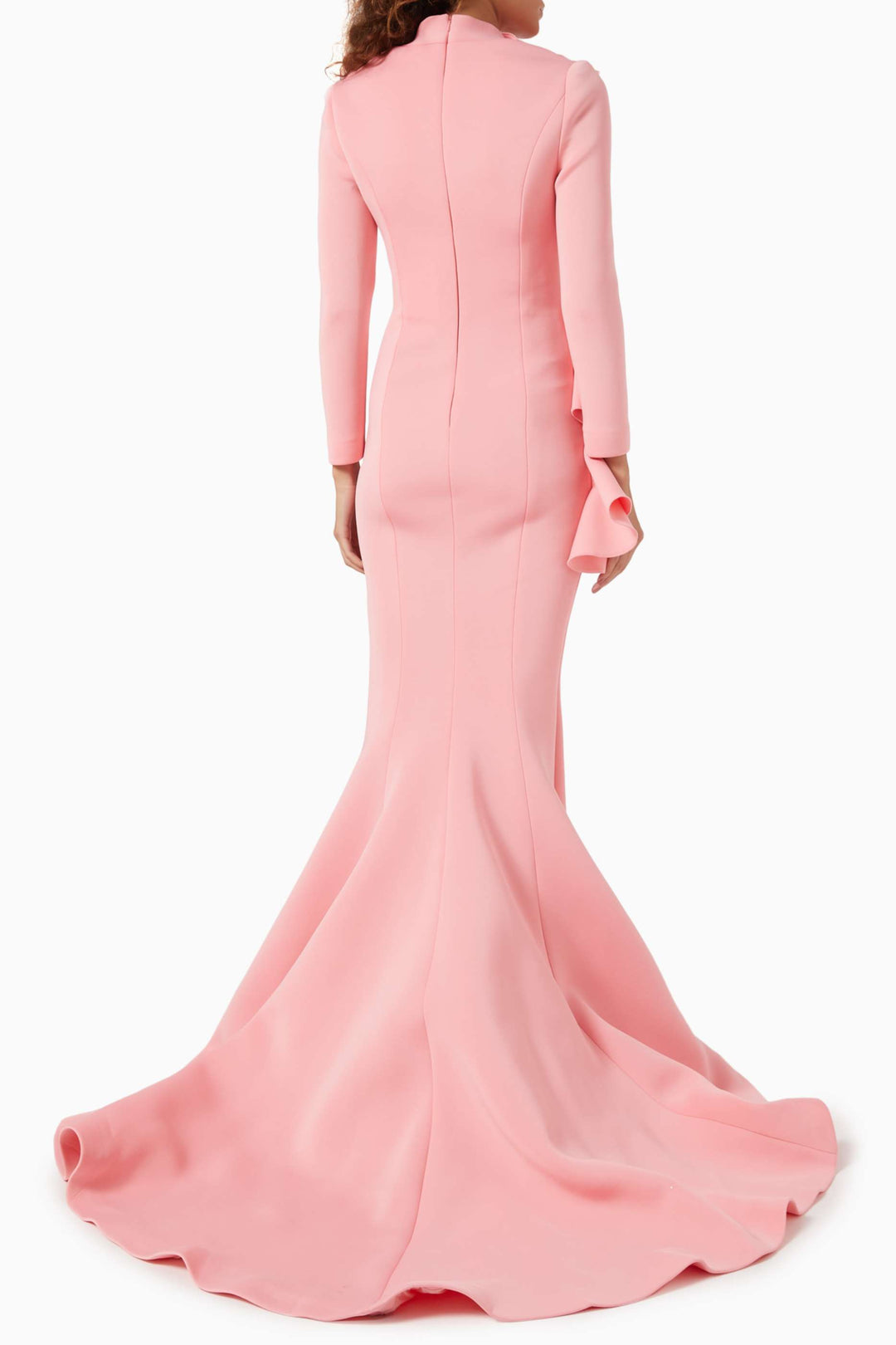 فستان من الكشكشة المنحوتة مع ذيل حورية البحر – ليلورا