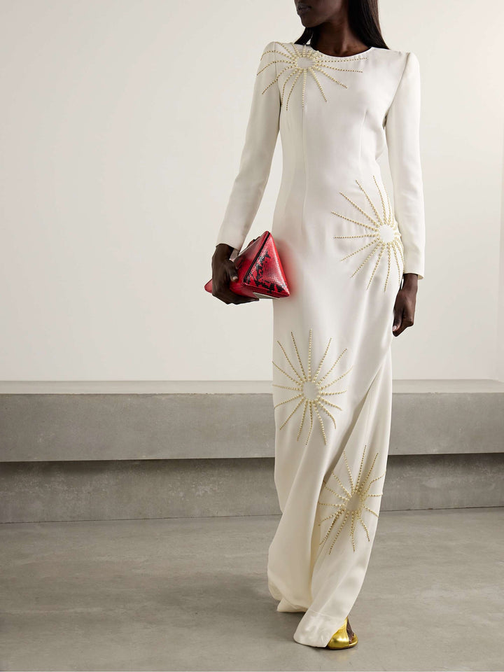 فستان مزين باللؤلؤ – سولين