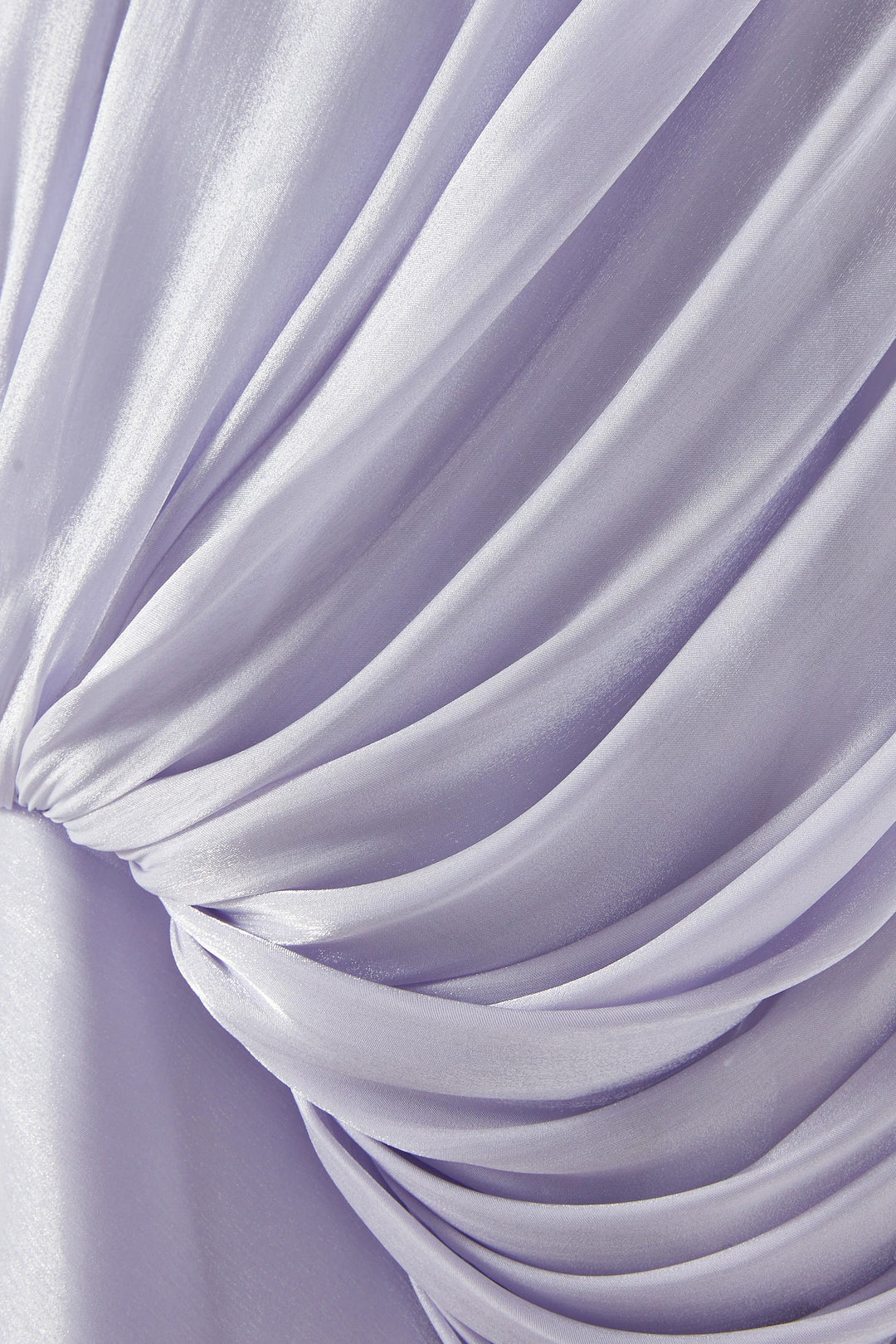 Draped Cape Maxi Dress with Soft Metallic Finish – ROSE