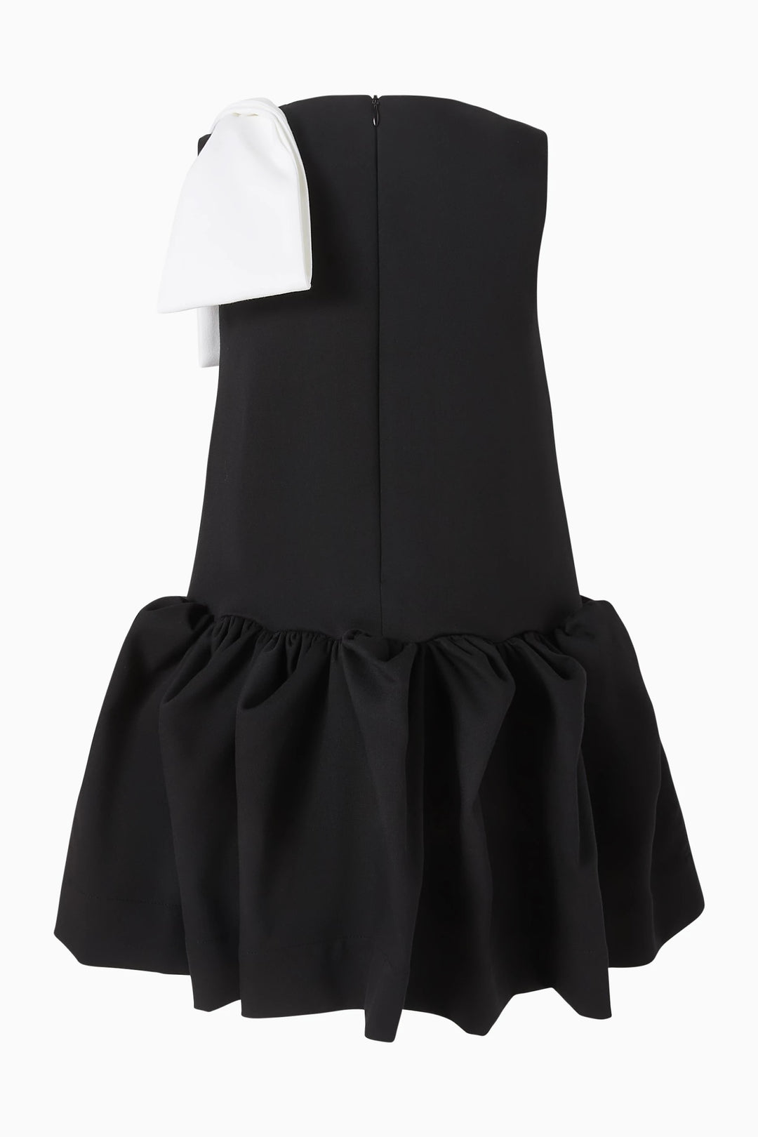 Sleeveless Peplum Dress with Sheer Shoulder Panel – PETAL