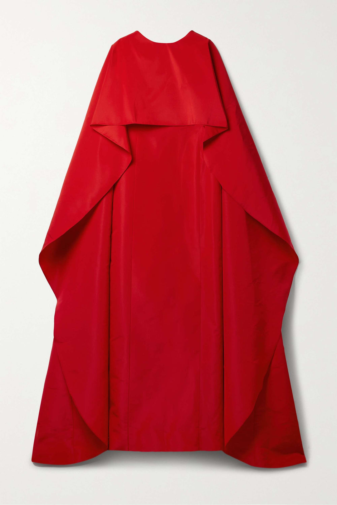 maxi cape dress with sculpted layers – RUBY
