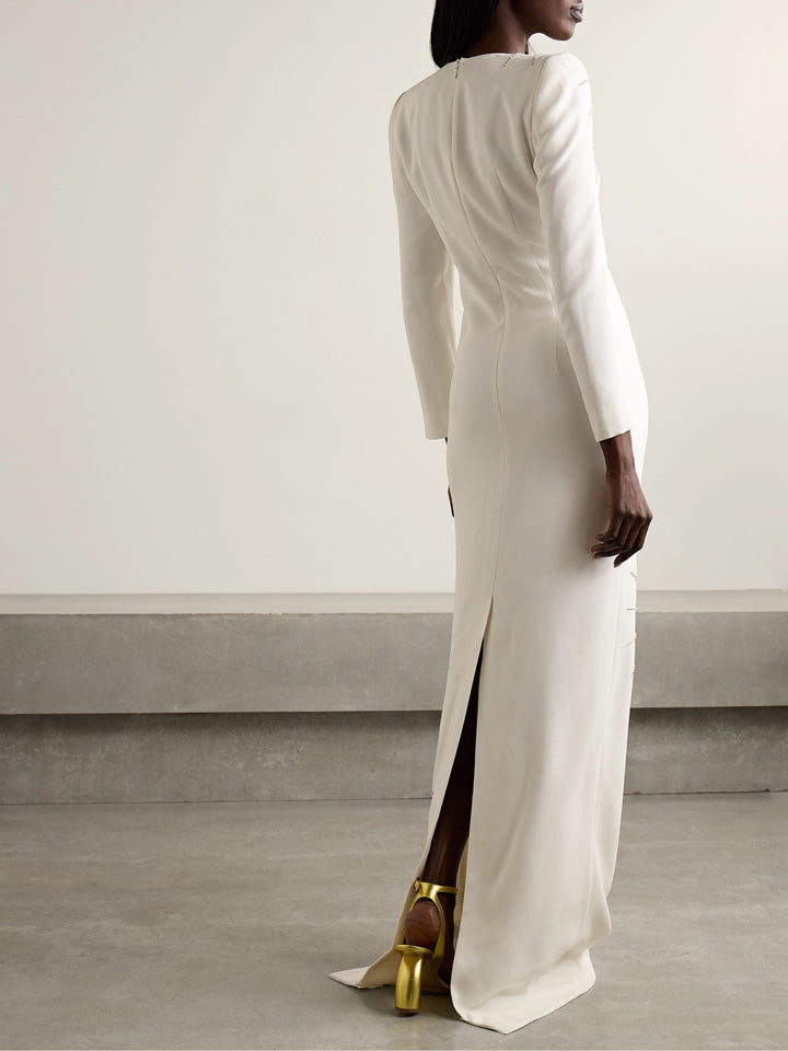 فستان مزين باللؤلؤ – سولين