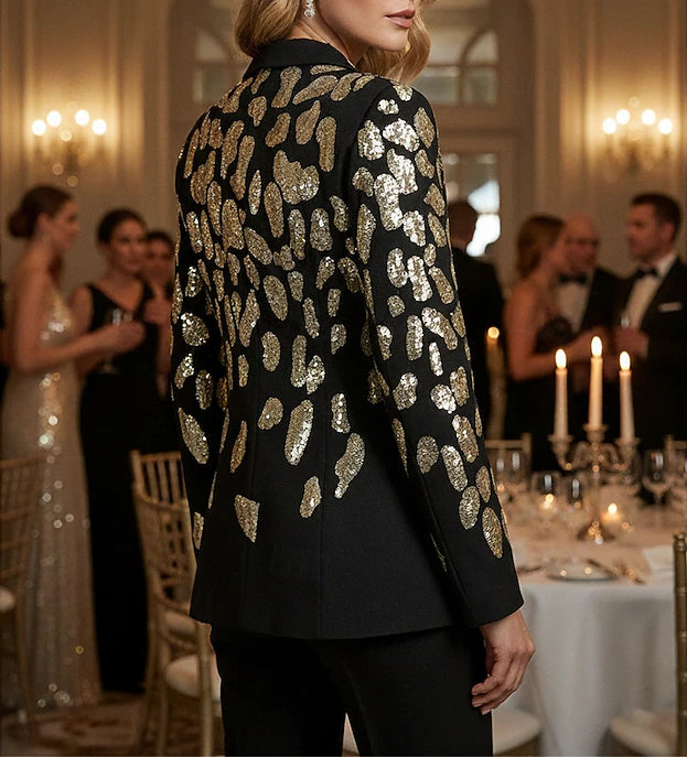 Haut à manches évasées plissées et ensemble jupe longue avec ceinture à la taille – Rosiny 