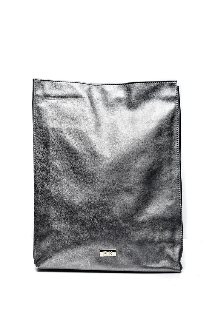 fold-over leather clutch bag – AURILPA