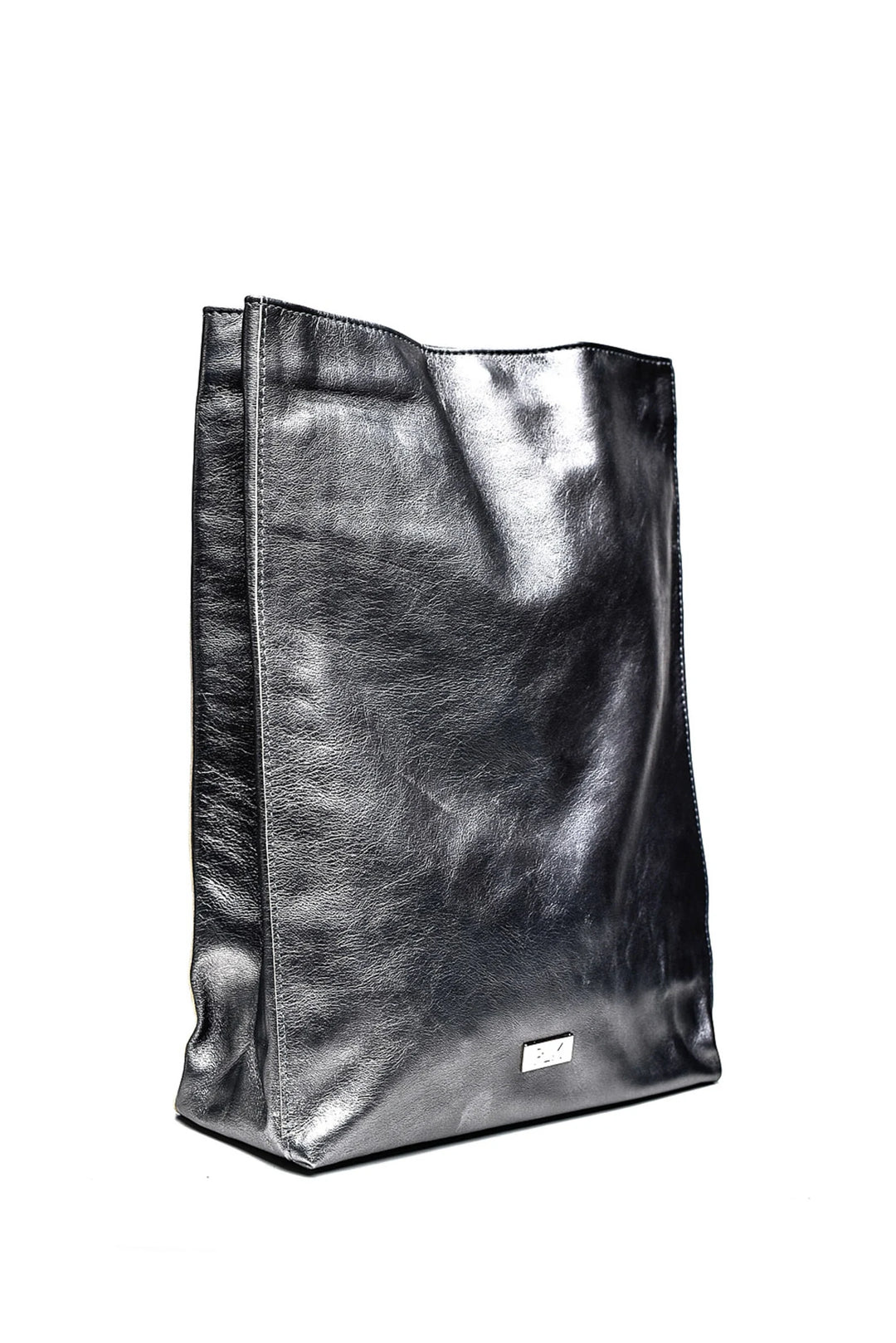 fold-over leather clutch bag – AURILPA