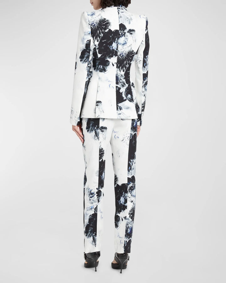 Geplooide top met uitlopende mouwen en maxi-rok set met tailleband – Rosiny 