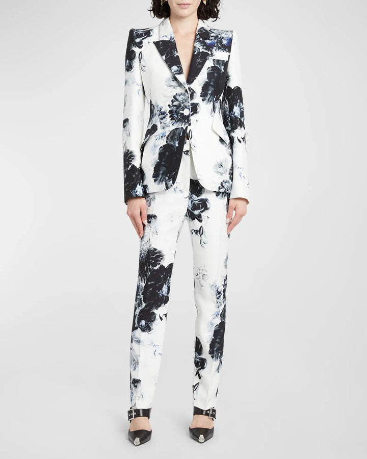 Geplooide top met uitlopende mouwen en maxi-rok set met tailleband – Rosiny 