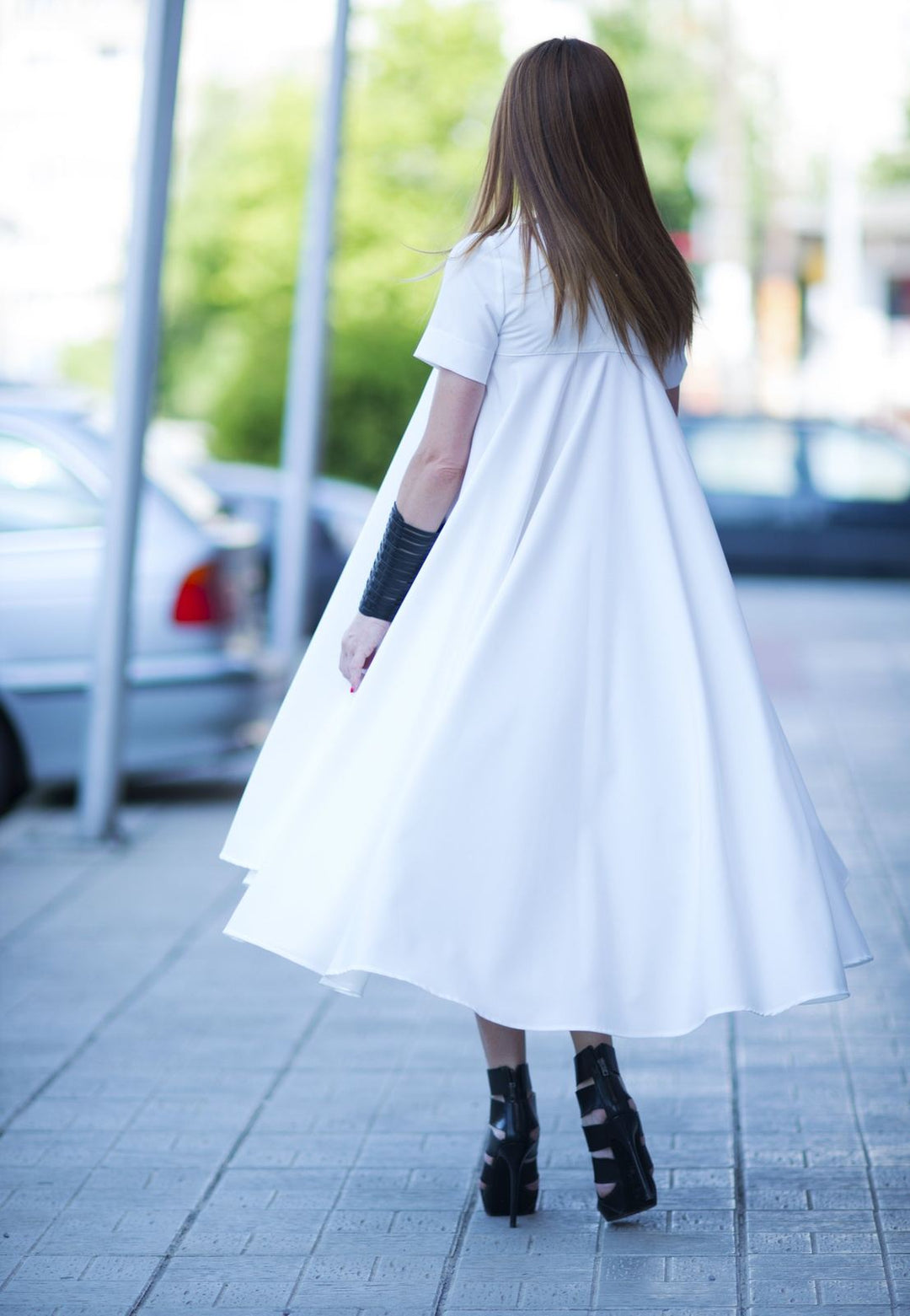 White Loose Summer Dress