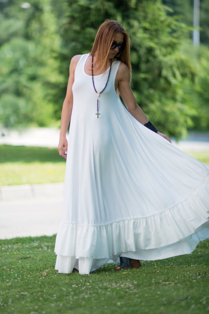 White Long Summer dress