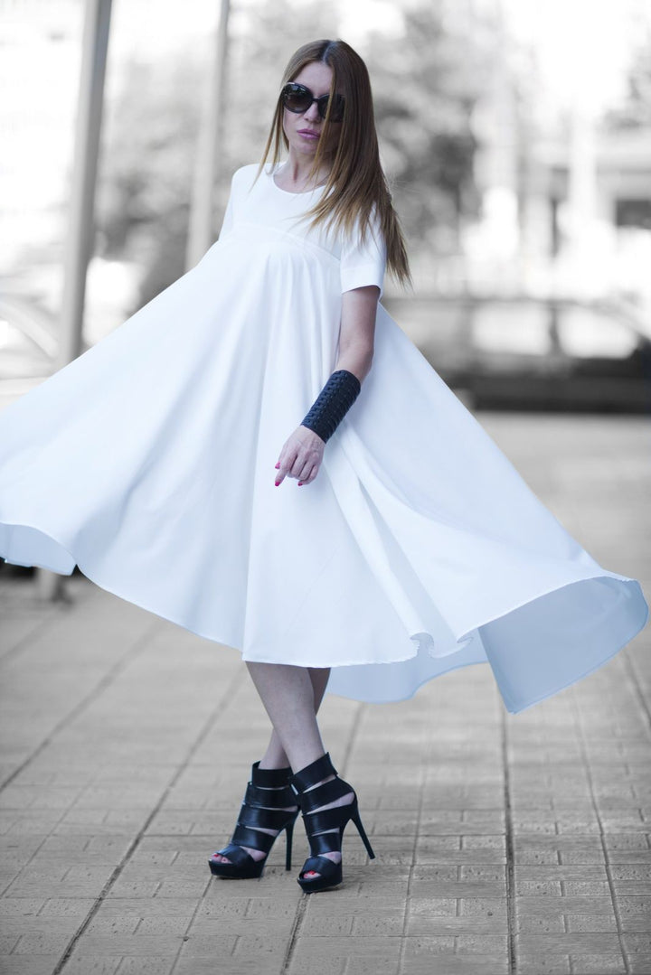 White Loose Summer Dress